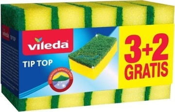 Vileda Zmywaki Kuchenne (7x9x3 cm) Tip-Top 5 szt
