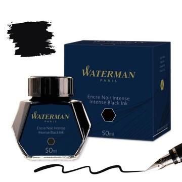 Atrament do piór WATERMAN - czarny