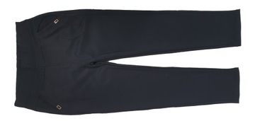 Dámske nohavice Zateplené Teplé S Vreckámi Čierne Veľké Veľkosť 42 Xl
