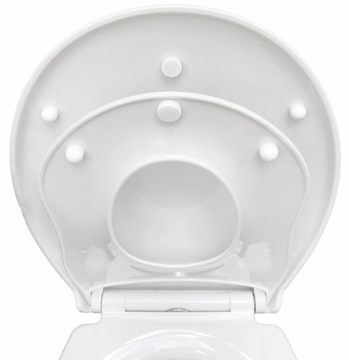 Сиденье для унитаза для ДЕТЕЙ, СЪЕМНАЯ КРЫШКА, Магнит, медленно закрывающийся