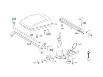 ORIG. KLÍČ KUFRU STŘECHA SMART FORFOUR W454