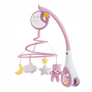 Chicco Next2Dreams CH89789 Мобиль для детской кроватки First Dreams, розовый