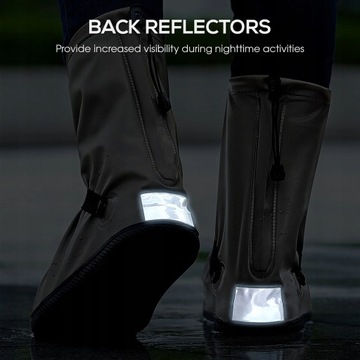 черные водонепроницаемые бахилы M