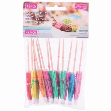 Parasol koktajlowy 12szt 10cm Edco