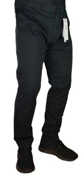 Męskie spodnie Calvin Klein -K10K109914- Sateen Chino oddychające - W40/L32