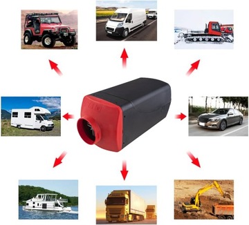 Nagrzewnica spalinowa Dmuchawa olejowa WEBASTO OGRZEWANIE POSTOJOWE 8kW LCD