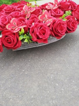 GRAVEMEST CENTER FLOWERS XXL СЕРДЕЧНЫЙ БУЧ 60 см