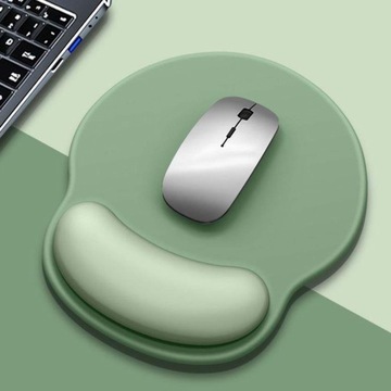 Podkładka pod mysz z podpórką na nadgarstek Wygodna, ergonomiczna silikonow