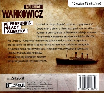 ДЕ ПРОФУНДИС. ПОЛЯКИ И АМЕРИКА - МЕЛЬХИОР ВАКОВИЧ [АУДИОКНИГА][CD-MP3]