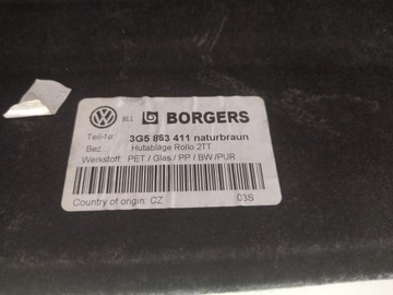 3G5863411 ORIGINÁLNÍ ROLETA ELEKTRICKÁ VW PASSAT B8 2015+ SEDAN