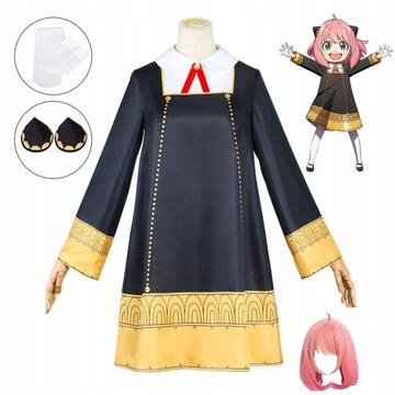 SPY×FAMILY Anya Forger Cosplay Anime Kostium