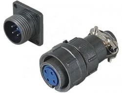 ПРОМЫШЛЕННЫЙ РАЗЪЕМ, витой, 12-контактный, для бывшего СССР