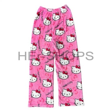 Spodnie Hello Kitty ~ Piżamowe ~ Idealne na Prezent M