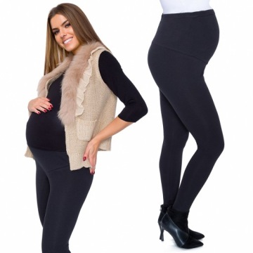 OCIEPLANE CIĄŻOWE GRUBE GETRY LEGGINSY PANEL XXXL