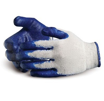 RĘKAWICE robocze Rękawiczki R.10 LATEX 450 WAMPIRKI NIEBIESKIE