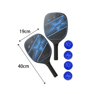 2 лезвия Pickleball, гладкая поверхность, противоскользящая ручка
