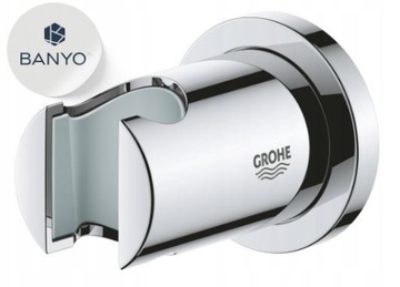 GROHE UCHWYT PRYSZNICOWY ŚCIENNY CHROM DO KABINY PRYSZNICOWEJ NA SŁUCHAWKĘ