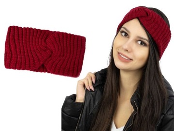 ПОВЯЗКА ДЛЯ ВОЛОС, повязка на голову, ТОЛСТЫЙ зимний тюрбан, ШИРОКИЙ, эластичный узел