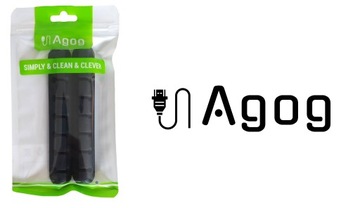 ДЕРЖАТЕЛЬ-ОРГАНИЗАТОР 7 ДЛЯ КАБЕЛЕЙ, 2 шт., ЛЕНТА 3М САМОКЛЕЙЧИВАЯ AGOG