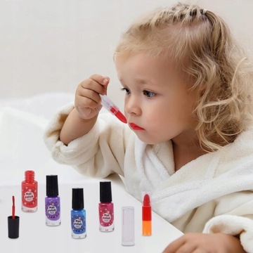 КОРОБКА КОСМЕТИКИ ДЛЯ МАКИЯЖА И ТЕНИ ДЛЯ НОГТЕЙ, НАБОР ДЛЯ МАЛЕНЬКОЙ ПРИНЦЕССЫ