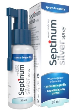 SEPTINUM SILVER spray na KASZEL GARDŁO
