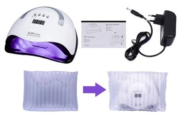 УФ-ЛАМПА ДЛЯ НОГТЕЙ 220ВТ ДЛЯ ГИБРИДНЫХ СВЕТОДИОДНЫХ ГЕЛЕЙ SUN X7 DUAL MAX МОЩНОСТЬ 5 РЕЖИМОВ