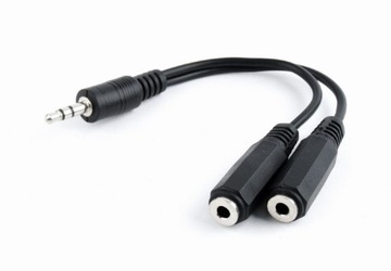 Adapter Przejściówka Rozdzielacz 2 mini Jack 3.5mm