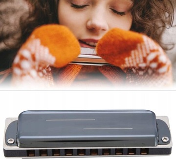 Губная гармошка с 10 отверстиями Губная гармошка с 10 отверстиями Синий