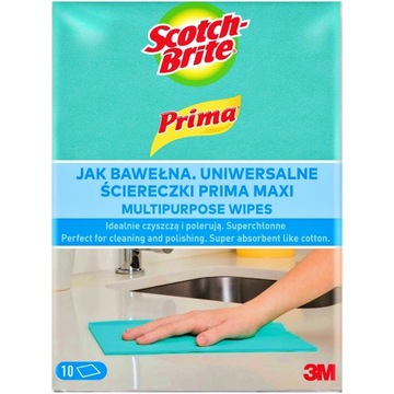 Prima ścierka ściereczka uniwersalna jak bawełna 10 szt