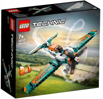 LEGO 42117 - Technic - SAMOLOT WYŚCIGOWY - 2w1 !