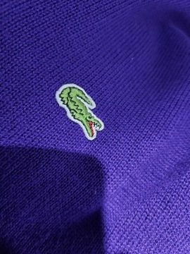 LACOSTE sweter 100% bawełna 4XL Vintage