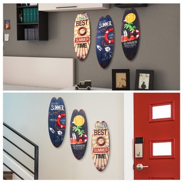 ДЕРЕВЯННАЯ ДОСКА ДЛЯ СЕРФФИНГА МАЛЕНЬКАЯ 3+1 СТИЛЬ 8+1 УПАКОВКА по 12 шт. ПКС