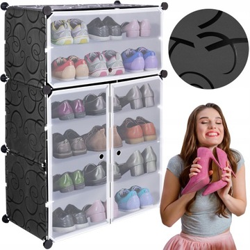 REGAŁ NA BUTY OBUWIE ORGANIZER STOJAK SZAFKA MODUŁOWA GARDEROBA PUDEŁKA