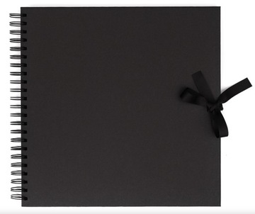 Album dozdobienia 30x30 spirala DpCraft KRAFT CZARNY