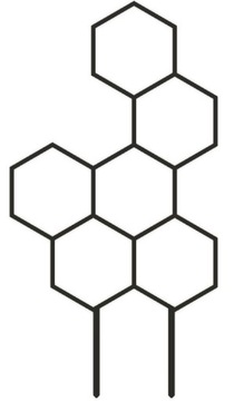 PODPÓRKA KWIATÓW ROŚLIN PERGOLA MIÓD 47cm XL