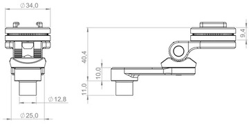 Мотоциклетный держатель телефона Sp Connect, винт M8