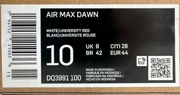 Buty Nike Air Max Dawn r. 44