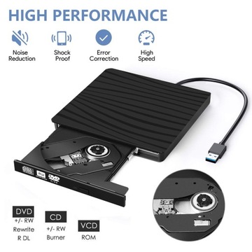 Внешний привод CD-DVD DVD-плеер USB 3.0 USB C