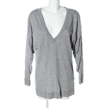 H&M Sweter oversize Rozm. EU 34 jasnoszary