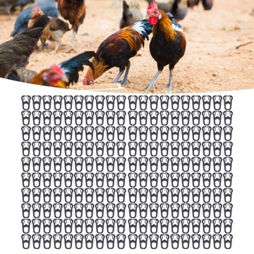 200 шт., пластиковые пряжки с куриным клювом из полипропилена