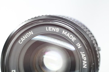 Новый широкоугольный объектив с постоянным фокусным расстоянием Canon FD 28mm F/2 MF для зеркальных фотоаппаратов производства Японии