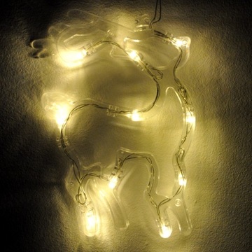 РОЖДЕСТВЕНСКОЕ СВЕТОДИОДНОЕ УКРАШЕНИЕ ОКНА