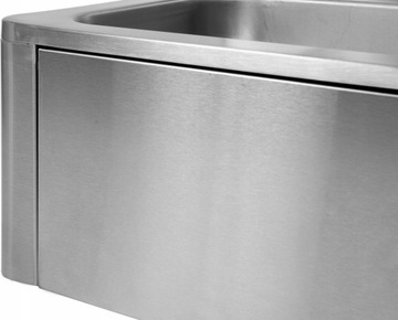 Бесконтактная раковина, дозатор из нержавеющей стали.