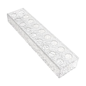 Wazon akrylowy prostokątny kwiatek 60cmx10cmx6,5cm