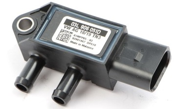03L906051D OE VAG CZUJNIK CIŚNIENIA SPALIN DPF NEW