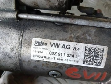AUDI A3 8V GOLF VII LEON III 1.6 TDI STARTÉR START STOP 02Z911024L