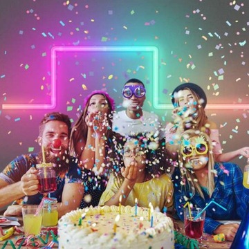 Модульный светодиодный настенный светильник Tuya RGB WIFI 6x 40см