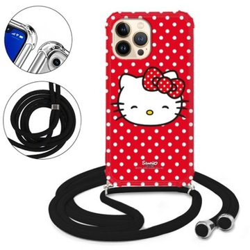 ETUI CROSSBODY do IPHONE 13 PRO MAX HELLO KITTY Wz