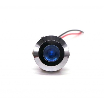 Светодиодная лампа приборной панели 14мм Оранжевая