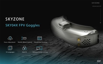 ОЧКИ VR Skyzone SKY04X V2 FPV DVR 5.8G 48CH OLED